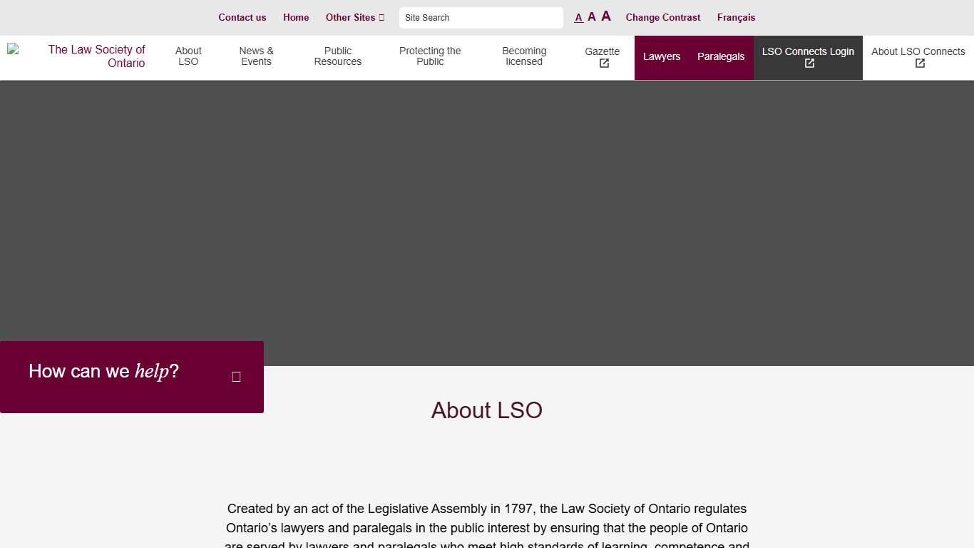 Law Society of Ontario Home Law Society of Ontario